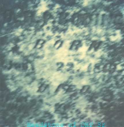 Grave of O.H.P. Bodine, Sr.