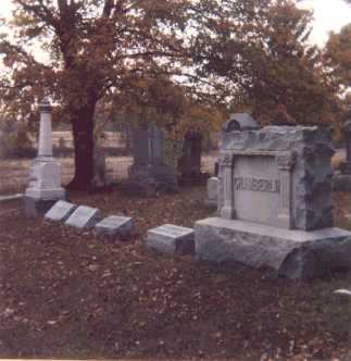 Chamberlin Plot in Woodstock Cemetery