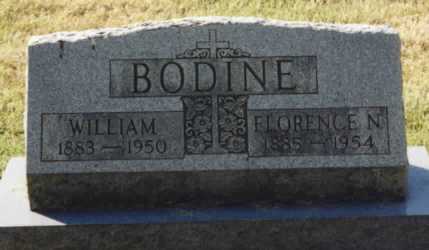 Grave of William and Florence Bodine