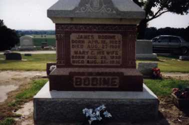 Grave of James and Mary Bodine