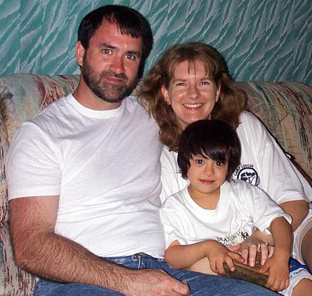 Ian, Uncle Dave, and Aunt Joy