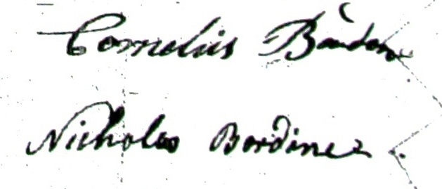 Possible signature
