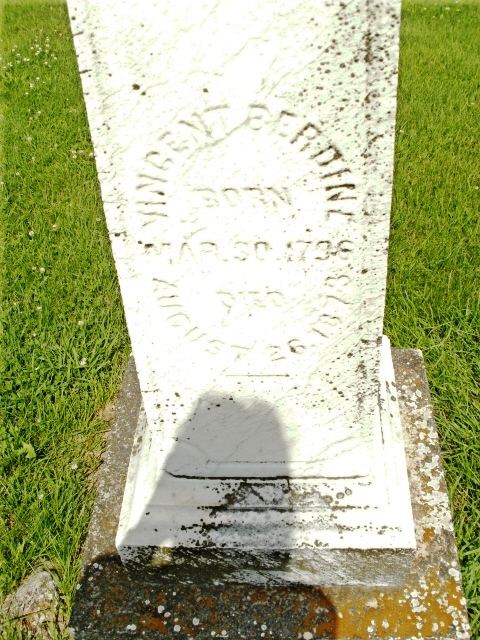 Tombstone of Vincent Berdine