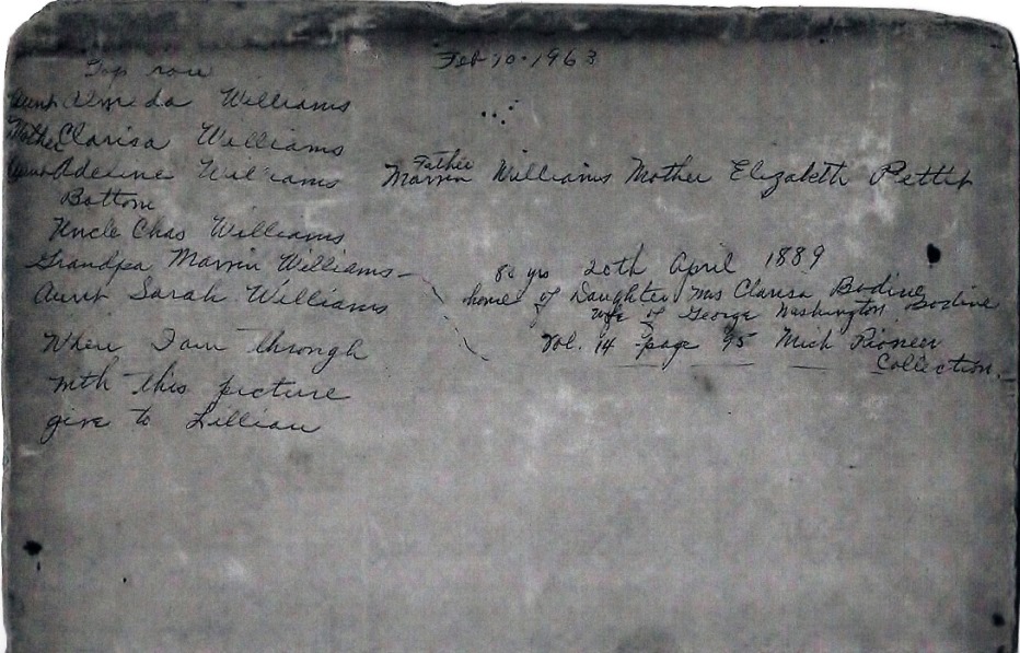 Marvin Williams and children - Back