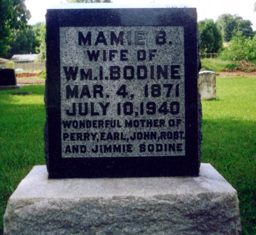 Grave of Mamie Bodine
